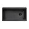 Ruvati 33-inch Gunmetal Black Stainless Steel Workstation Two-Tiered Ledge Kitchen Sink Undermount RVH6222BL - alternate 5
